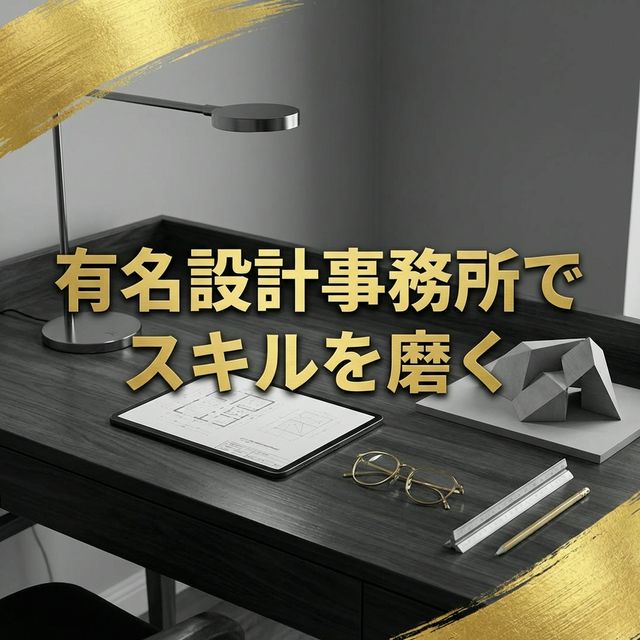 設計事務所で働く