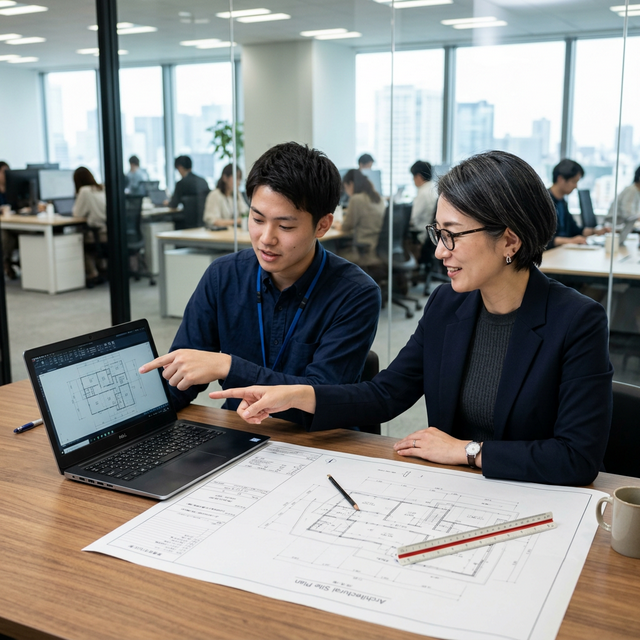 cadオペレーターが会話